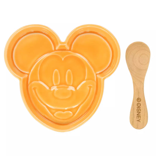 Tokyo Disney Resort - Mickey Ice Bar - Plate & Spoon Set