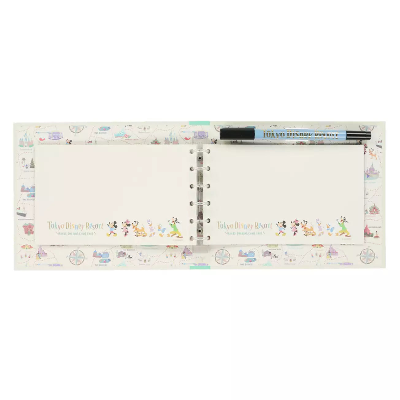 Tokyo Disney Resort - Parks Map - Autograph Book with Pen