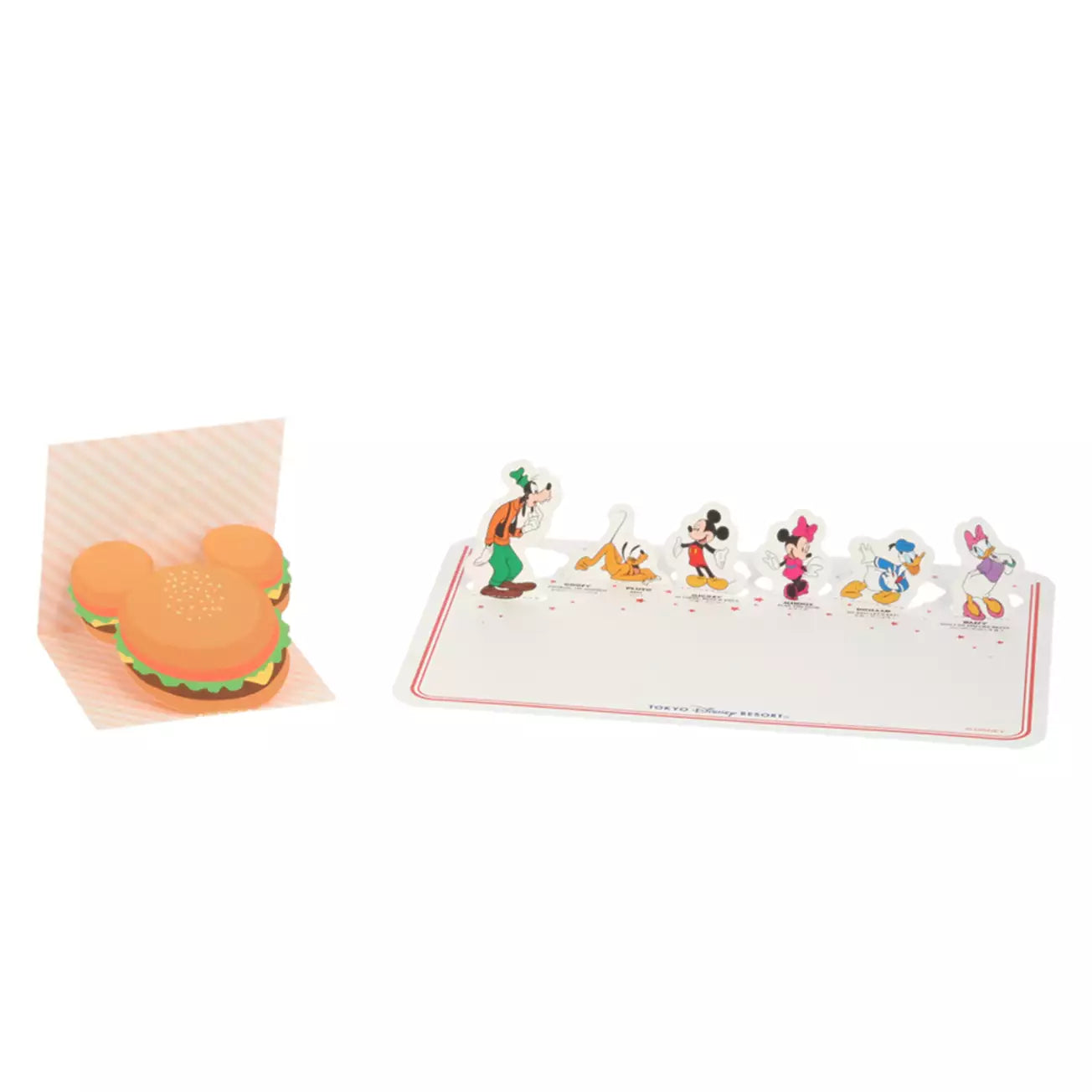 Tokyo Disney Resort - Mickey Mouse Burger - Note Set