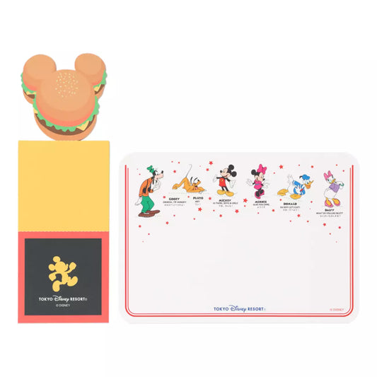 Tokyo Disney Resort - Mickey Mouse Burger - Note Set
