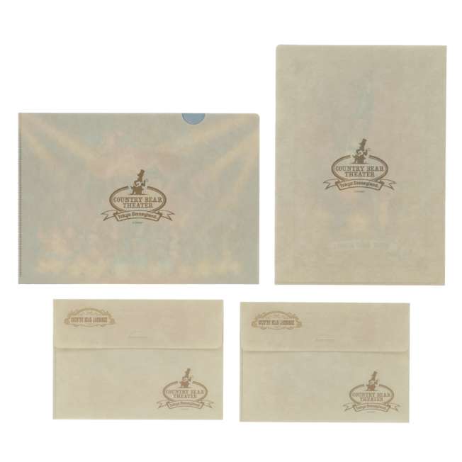 SEPT 24 PREORDER - Tokyo Disney Resort - Country Bear Theater - Clear Folder Set