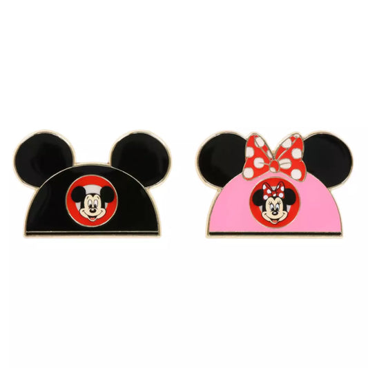 Tokyo Disney Resort - Mickey & Minnie Hat Ears - Pin Set