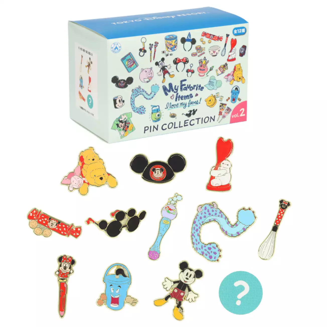 Tokyo Disney Resort - My Favourite Items - 12 Pin Collection - Volume 2