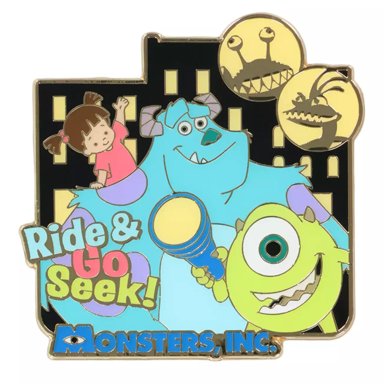 Tokyo Disney Resort - Monsters Inc - Ride & Go Seek! - Pin