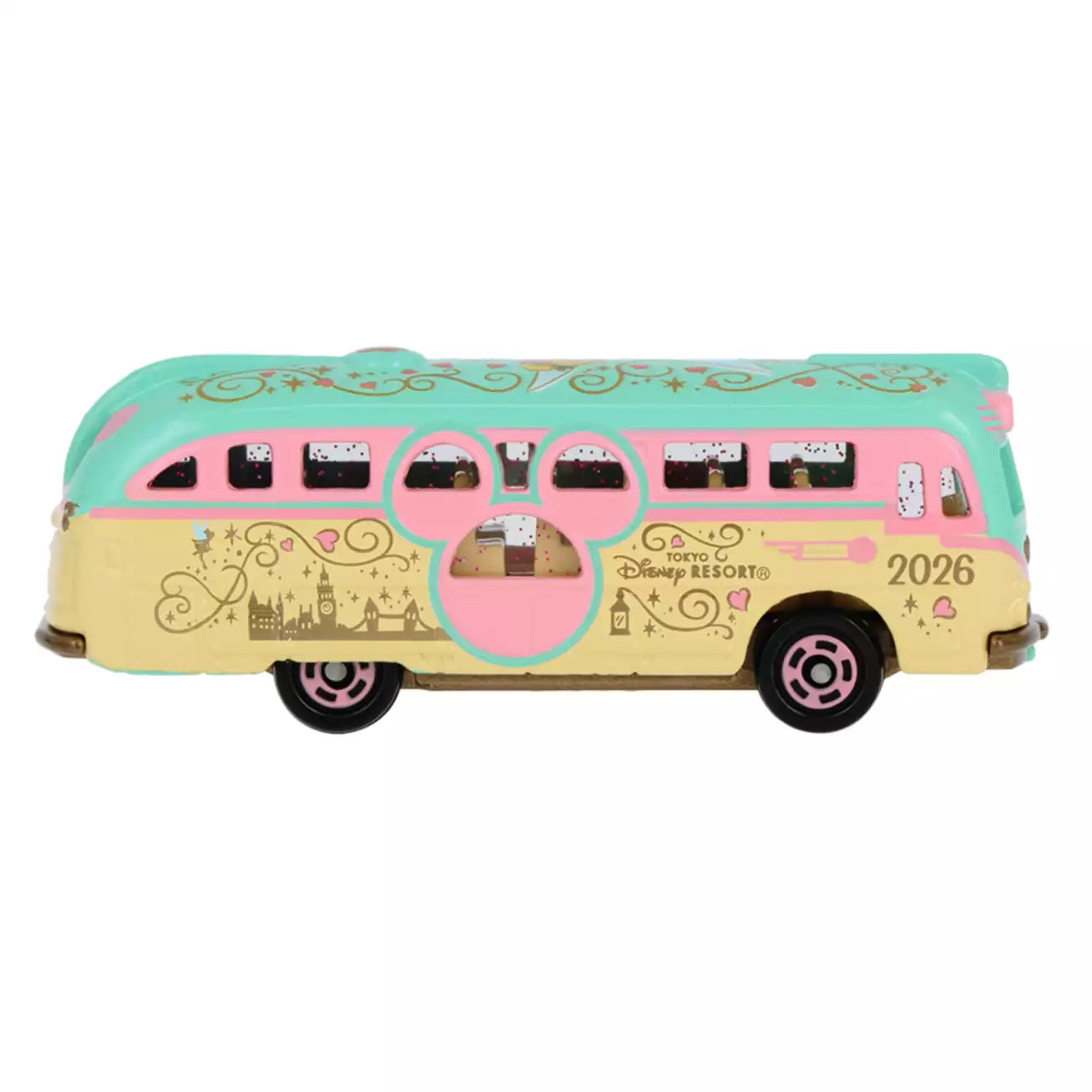 Tokyo Disney Resort - Tinkerbell - 2026 Special Version Tomica - Resort Liner Bus