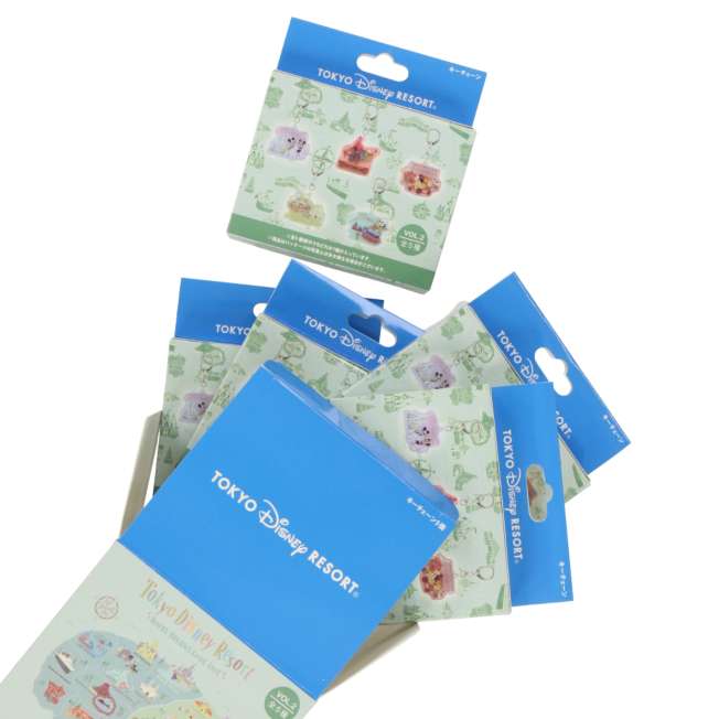 Tokyo Disney Resort - Park Lands - Blind Box - 5 Keychain Full Set