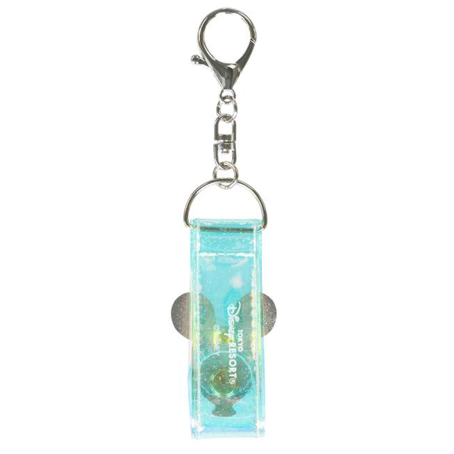 Tokyo Disney Resort - Ear Holder Keychain - Iridescent Blue Mickey Balloon