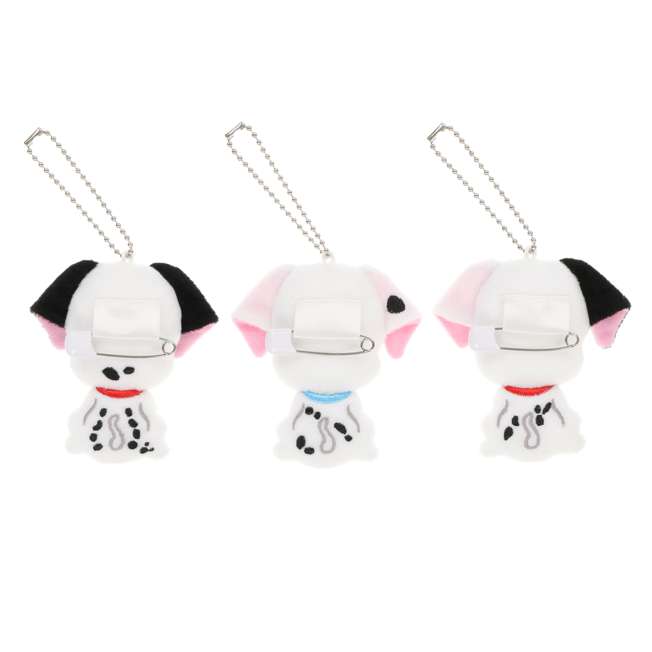 Tokyo Disney Resort - 101 - 3 Set Plush Keychain / Pin