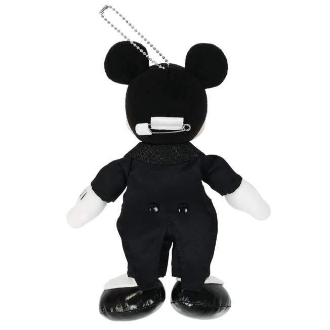 DISNEYSEA LIMITED - We Love Big Band Beat - Mickey Mouse Plush Keychain / Pin