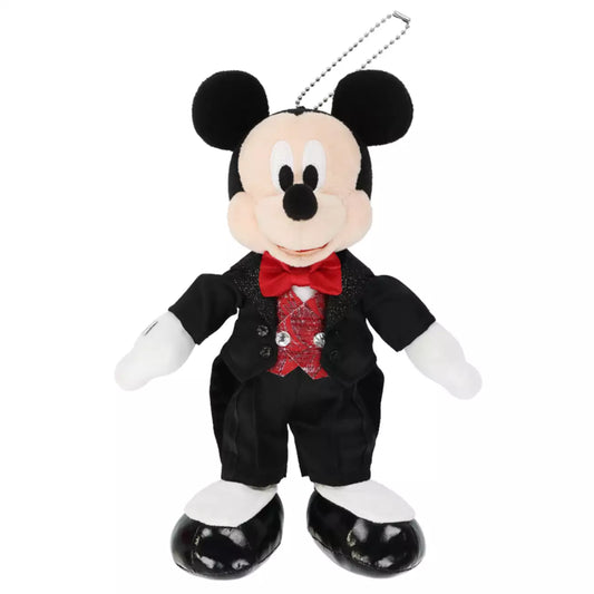DISNEYSEA LIMITED - We Love Big Band Beat - Mickey Mouse Plush Keychain / Pin