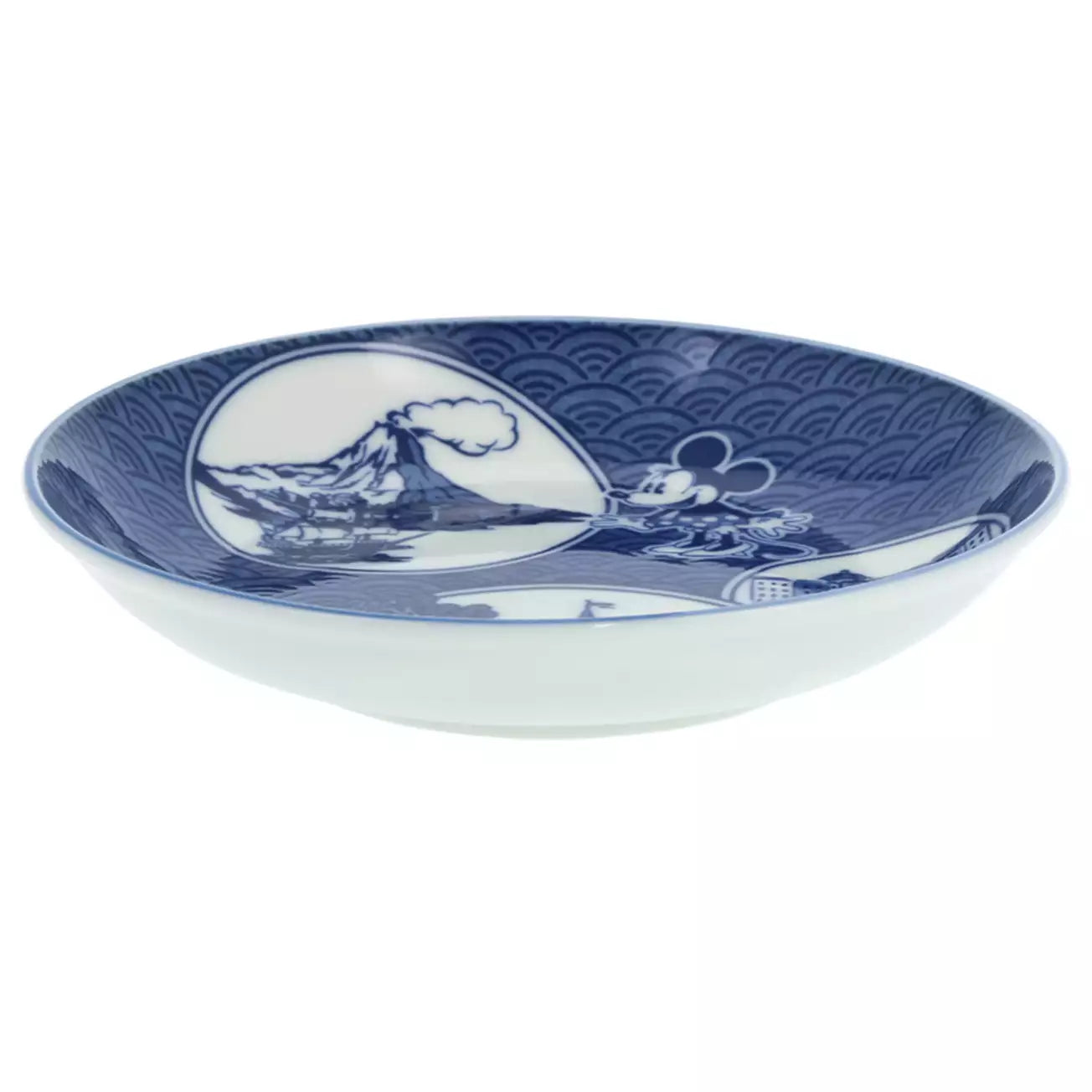 Tokyo Disney Resort - Japanese Style Plate - Mt Prometheus & Cinderella Castle