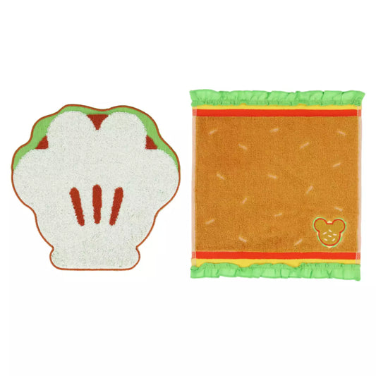 Tokyo Disney Resort - Mickey Hamburger / Bao Bun - 2 Mini Towels
