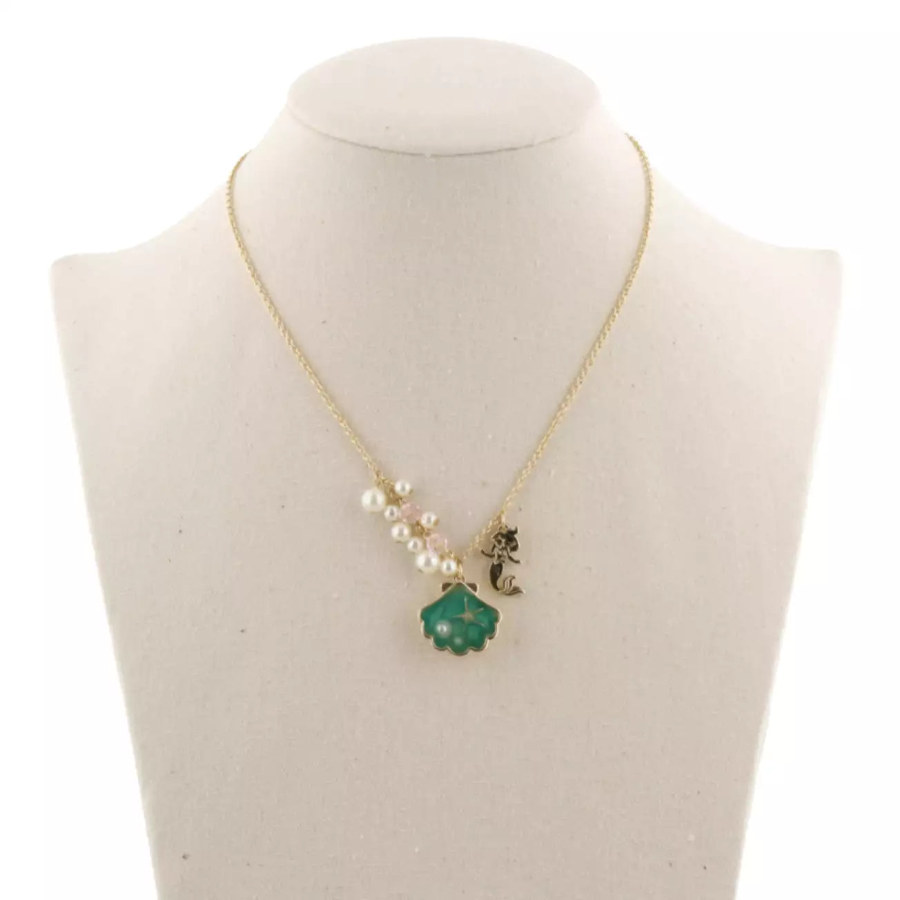 Tokyo Disney Resort - The Little Mermaid - Ariel Pearl & Shell Necklace