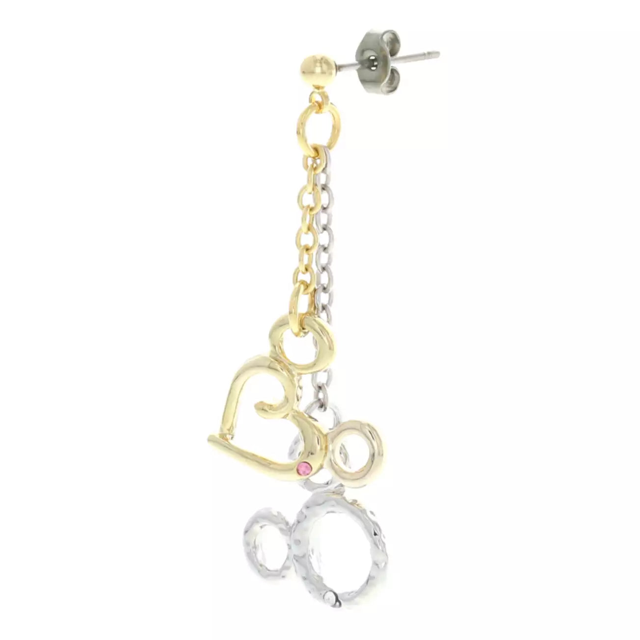 Tokyo Disney Resort - Mickey Mouse - Silver & Gold Earrings