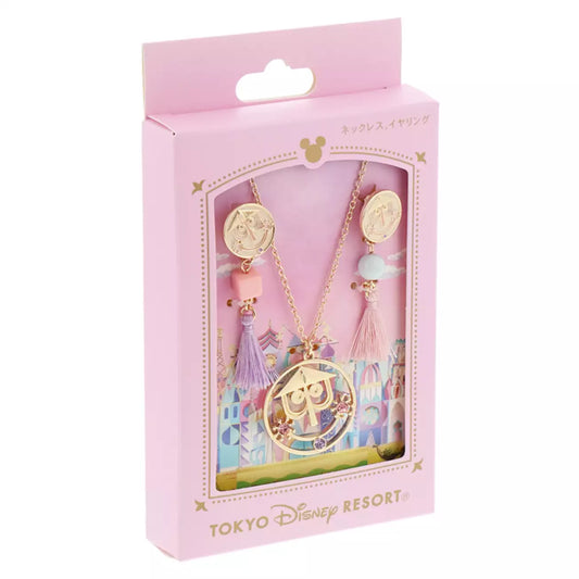 Tokyo Disney Resort - It's a Small World - Necklace & Earrings Set