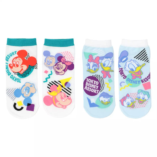 Tokyo Disney Resort - Mickey Mouse & Friends - 2 Set Socks - 22-25cm