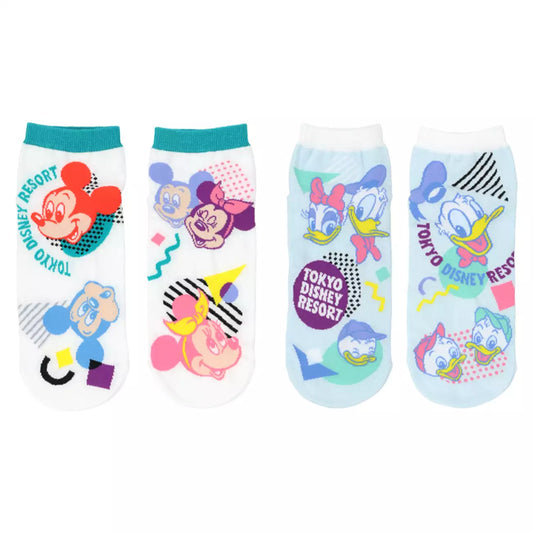 Tokyo Disney Resort - Mickey Mouse & Friends - 2 Set Socks - 25-27cm