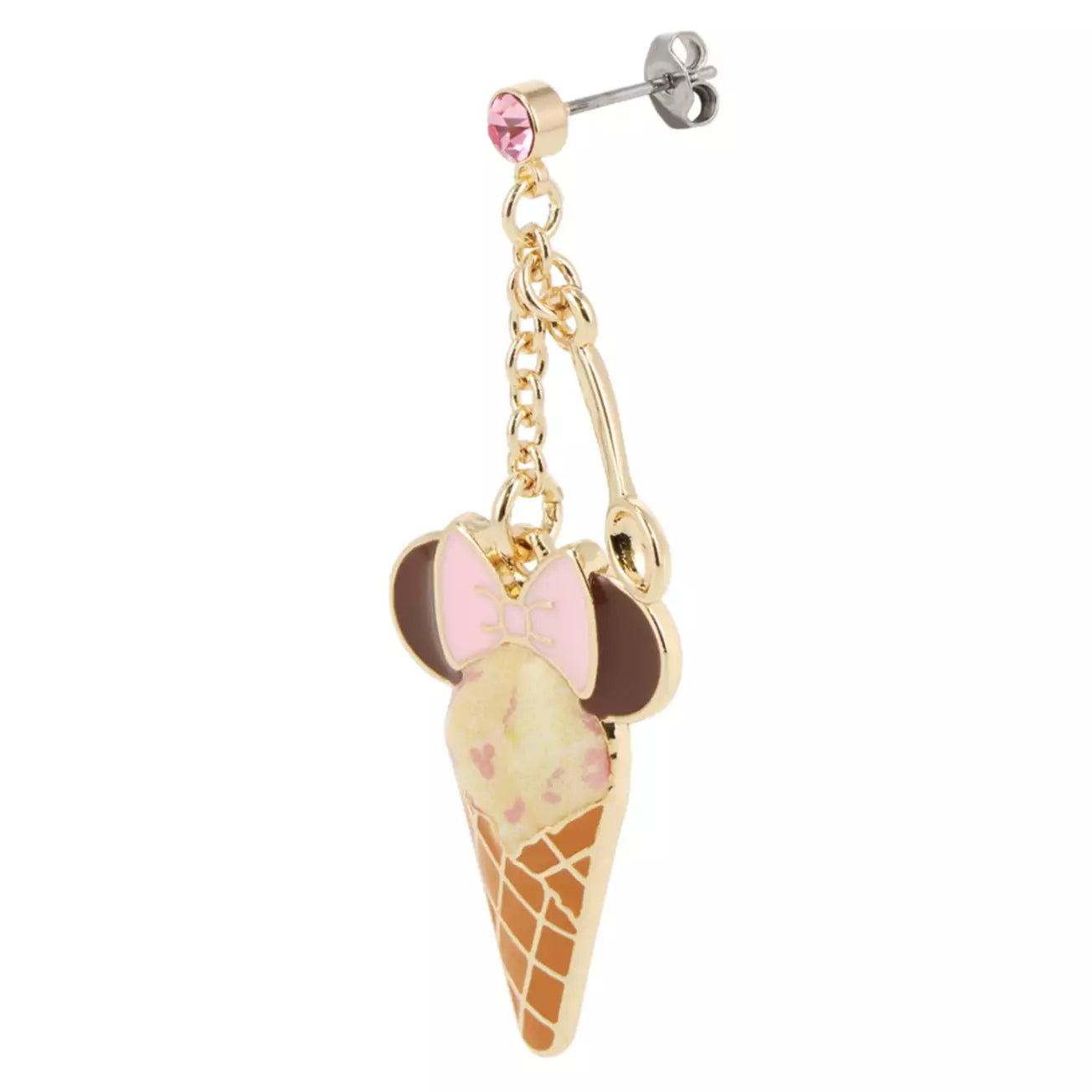 Tokyo Disney Resort - Ice Cream Cones - Minnie Mouse - Earrings