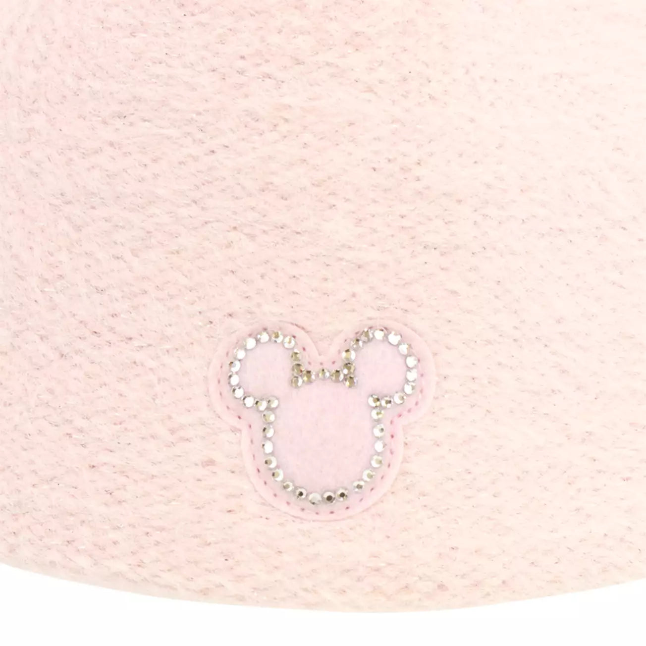 Tokyo Disney Resort - Pink Ears Fluffy Hat - Adult Size - Rhinestone