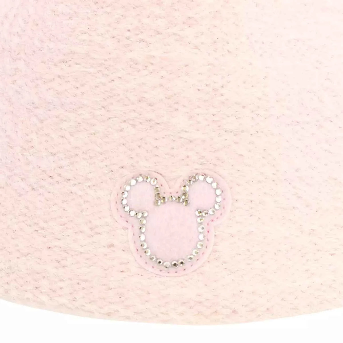 Tokyo Disney Resort - Pink Ears Fluffy Hat - Adult Size - Rhinestone