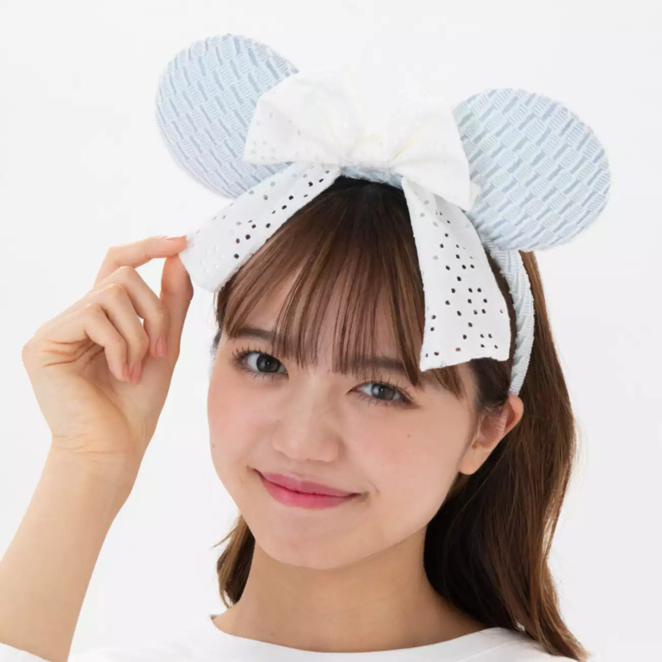 Tokyo Disney Resort - Pastel Cotton Bow - Minnie Ears - Blue
