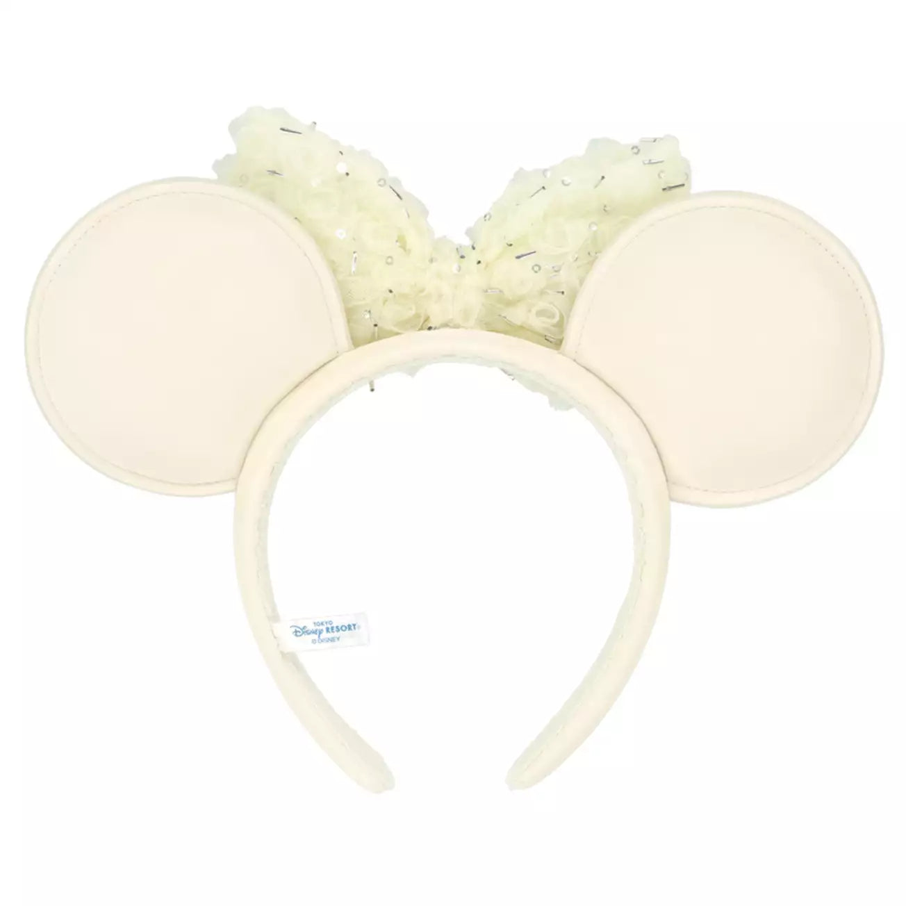 MAY 28 PREORDER - Tokyo Disney Resort - Minnie Mouse - Cream Sequin Minnie Ears