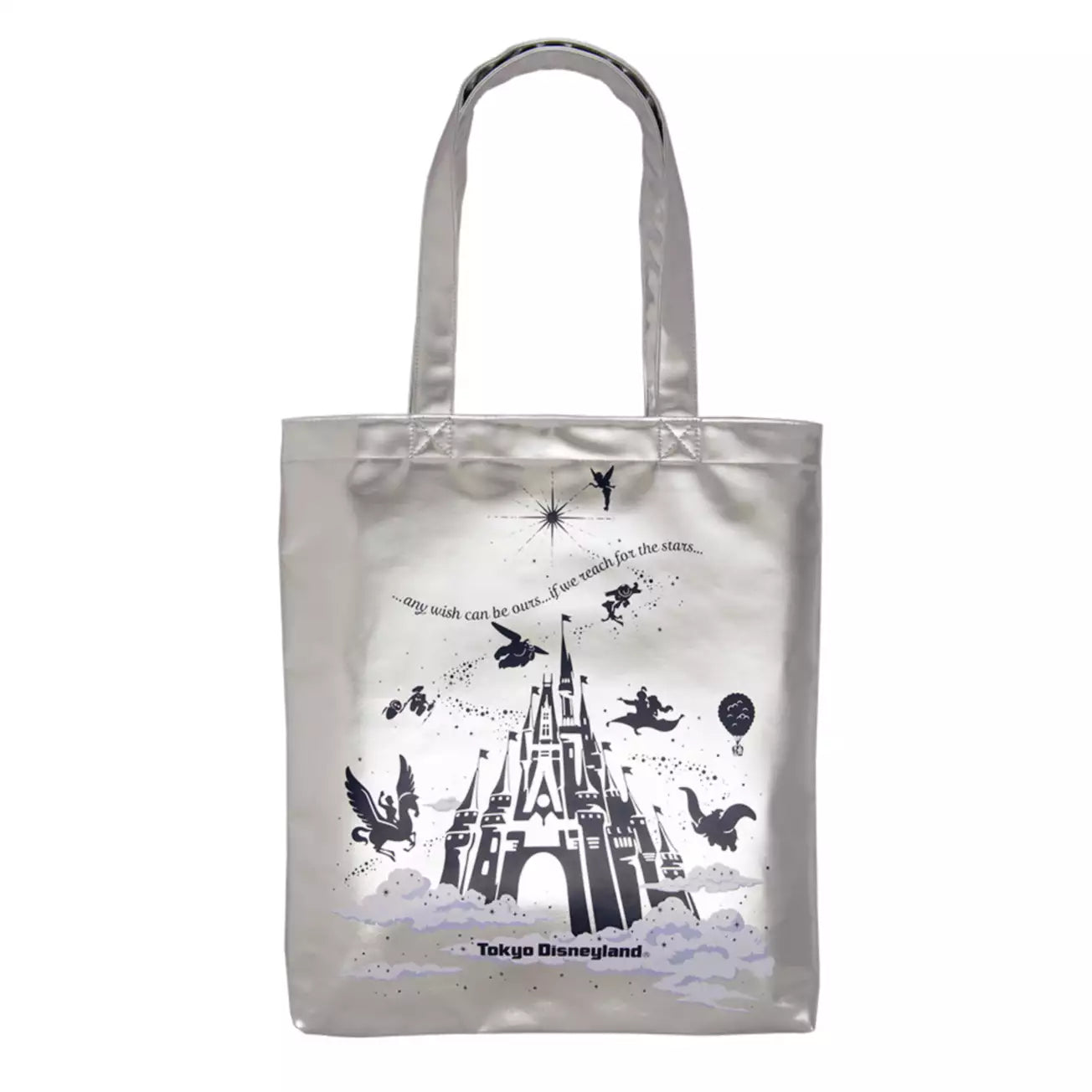 Tokyo Disney Resort - Disneyland - Cinderellas Castle - Silver Tote Bag