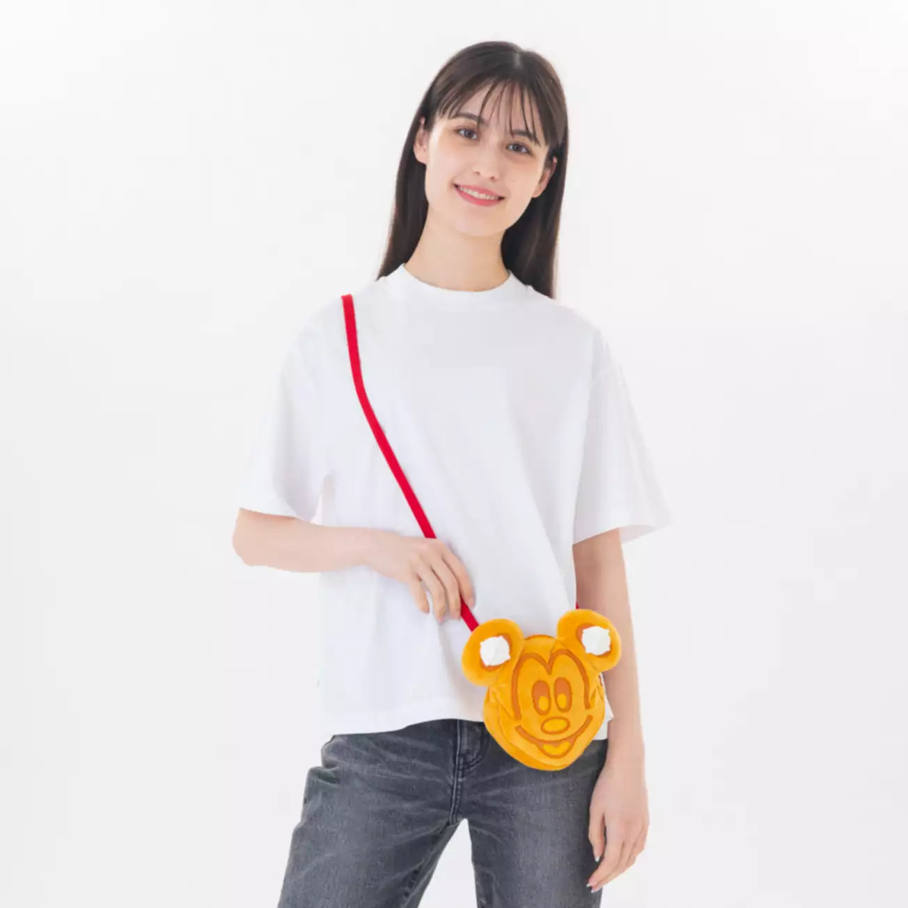 Tokyo Disney Resort - Mickey Waffle - Plush Bag