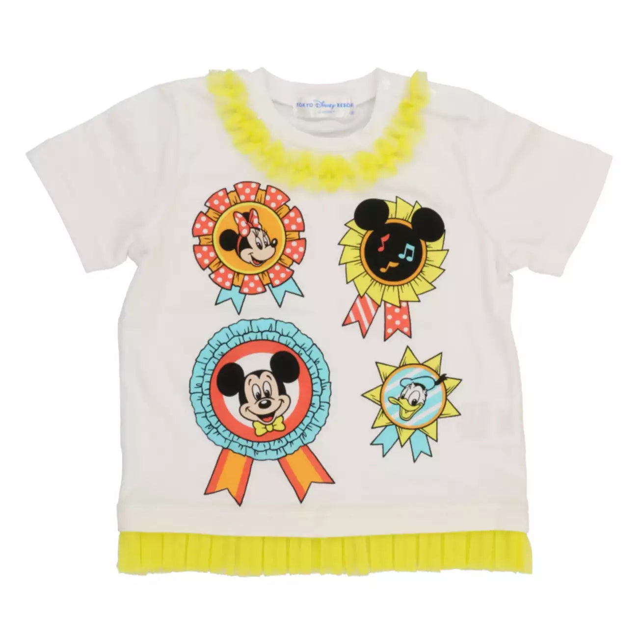 Tokyo Disney Resort - Mickey Mouse & Friends - Baby T-Shirt with Hat Set - 90cm