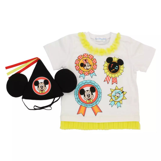 Tokyo Disney Resort - Mickey Mouse & Friends - Baby T-Shirt with Hat Set - 90cm