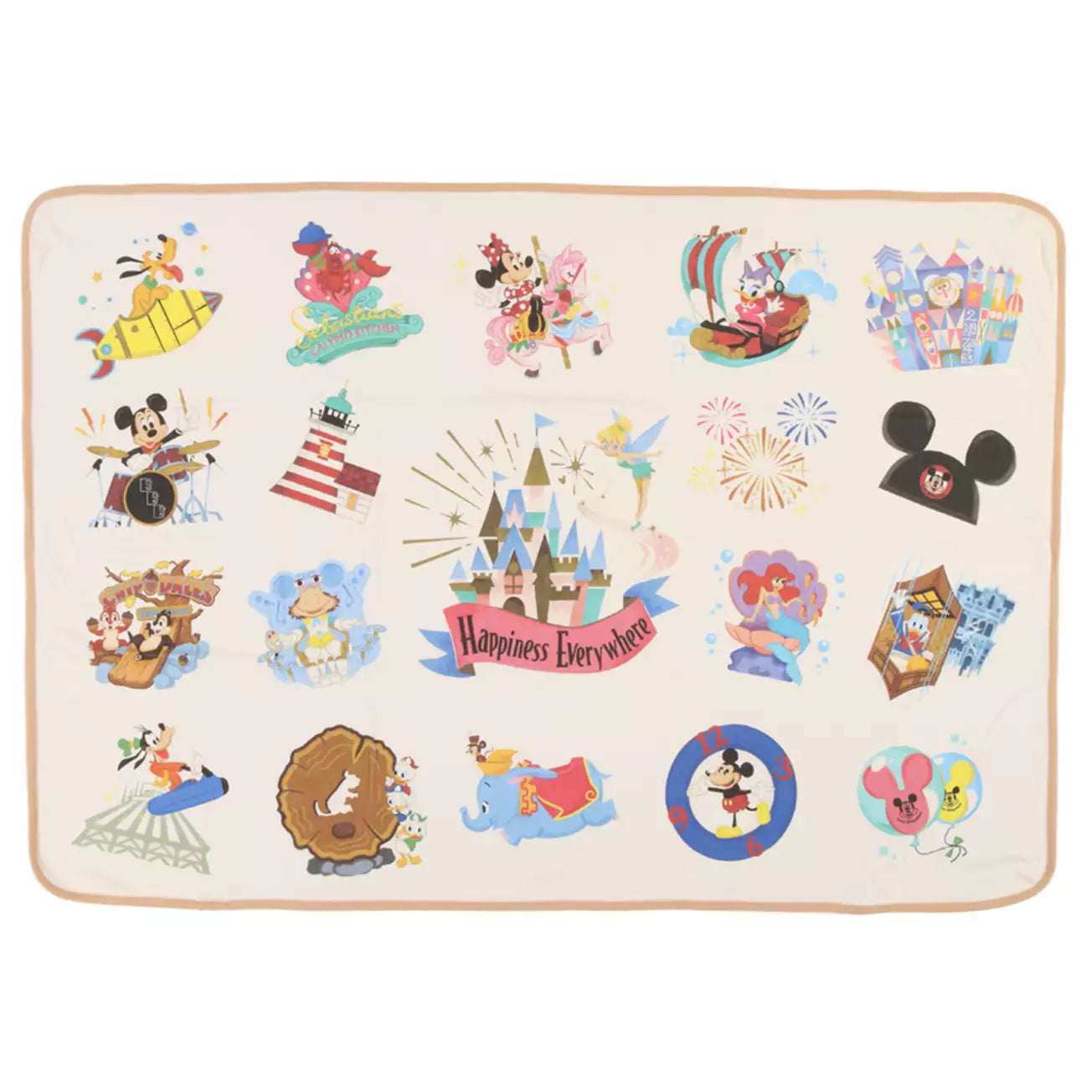Tokyo Disney Resort - Mickey & Friends - Park Icons - Baby Blanket