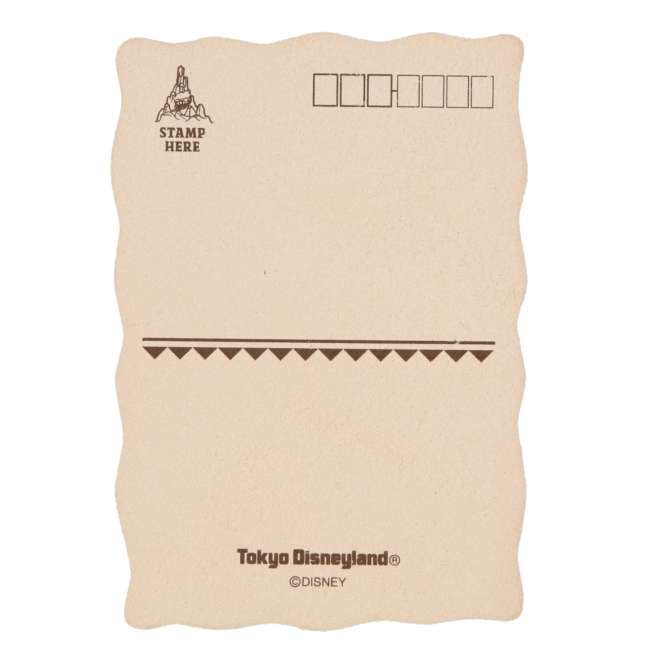 Tokyo Disney Resort - Frontierland / Westernland - Mickey Mouse & Friends - Leather Postcard