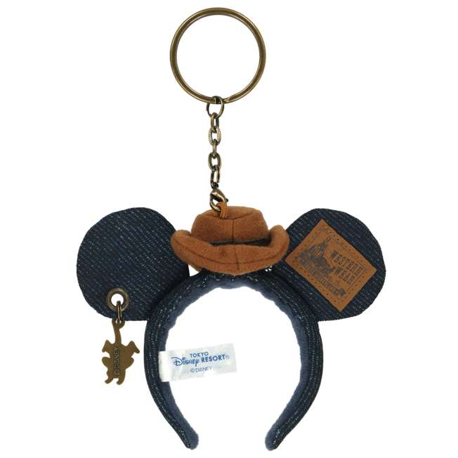SEPT 24 PREORDER - Tokyo Disney Resort - Frontierland - Western Wear - Mickey Ears Keychain