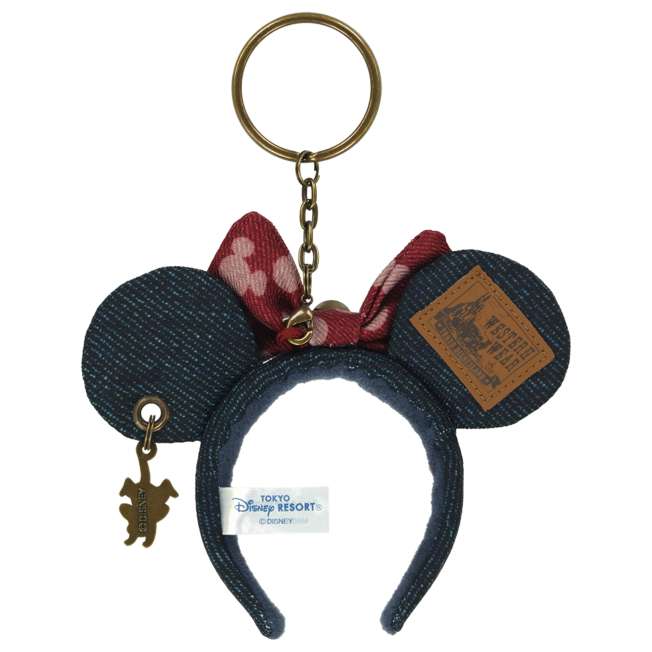 SEPT 24 PREORDER - Tokyo Disney Resort - Frontierland - Western Wear - Minnie Ears Keychain