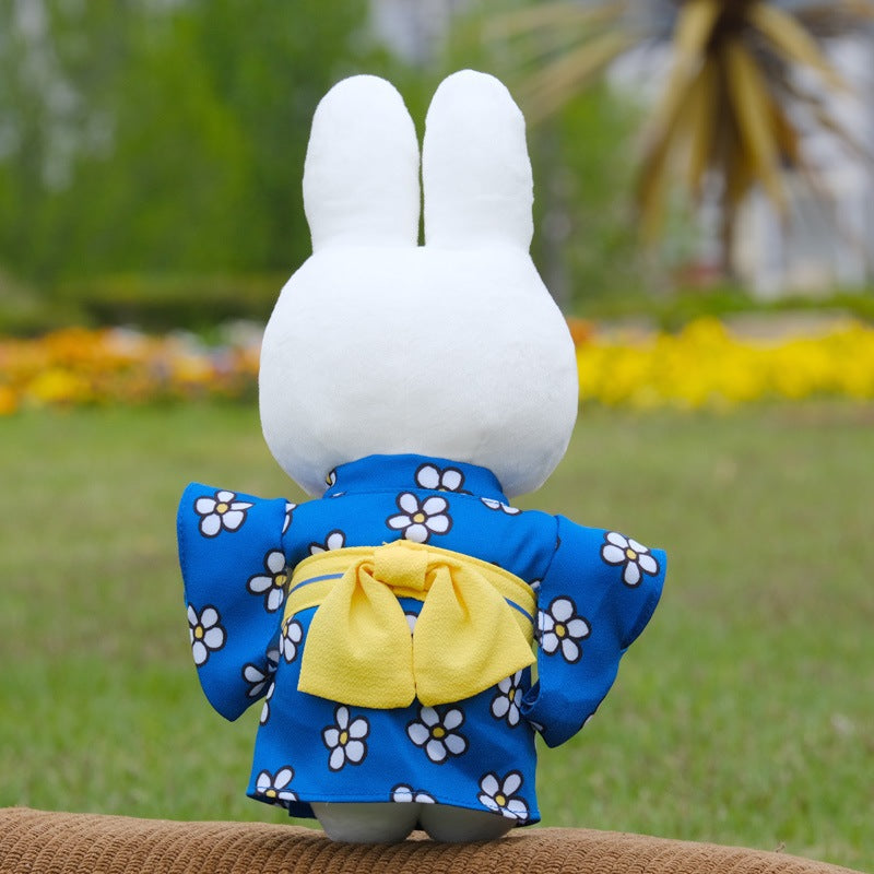 Miffy Japan - Japanesque Miffy Kimono - Birthday Floral Pattern - Plush Toy