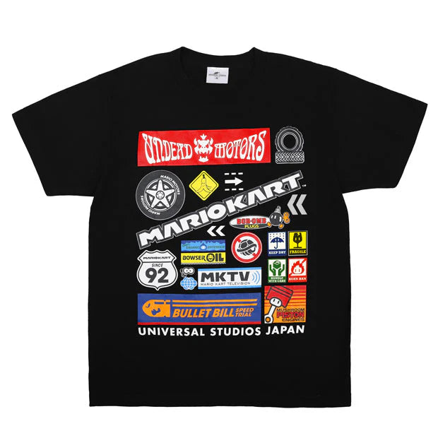 MAY 1 PREORDER - Universal Studios Japan - Super Nintendo World - Mario Kart T-Shirt (Black)