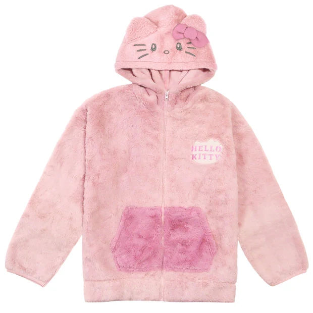 Universal Studios Japan - Hello Kitty - Pink Fluffy Jacket