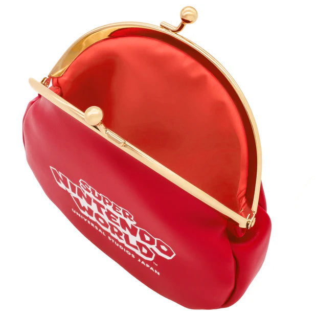 MAY 1 PREORDER - Universal Studios Japan - Super Nintendo World - Super Mushroom - Clasp Pouch
