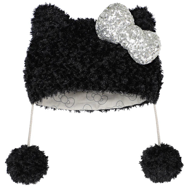Universal Studios Japan - Hello Kitty - Black Pom Pom Hat