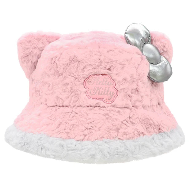 Universal Studios Japan - Hello Kitty - Pink Fluffy Bucket Hat