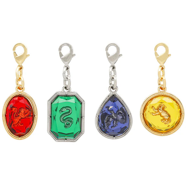 Universal Studios Japan - The Wizarding World of Harry Potter - Hogwarts School of Witchcraft and Wizardry - Gem Charm set (4 pieces)