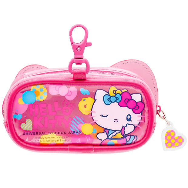 Universal Studios Japan - 25th Anniversary - Hello Kitty - Pouch Keychain