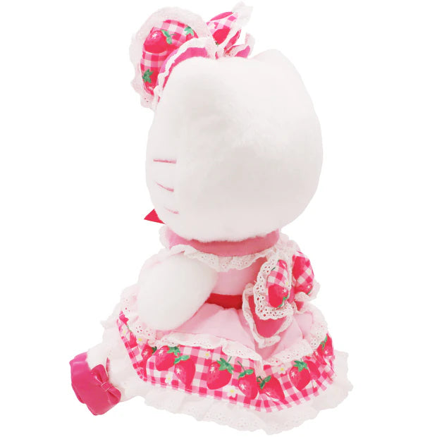 Universal Studios Japan - Hello Kitty - Strawberry Plush - Medium Size