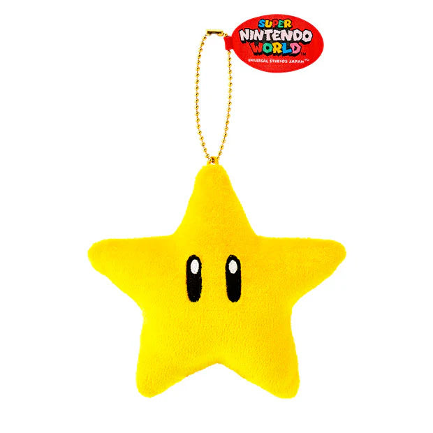 MAY 1 PREORDER - Universal Studios Japan - Super Nintendo World - Superstar - Plush Keychain