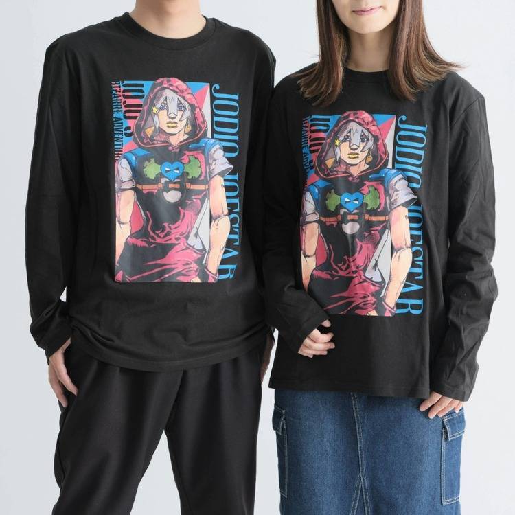 The Jojo World - Jojo's Bizarre Adventure - Hirohiko Araki Original Illustration - Long Sleeve T-Shirt: Jodio Joestar