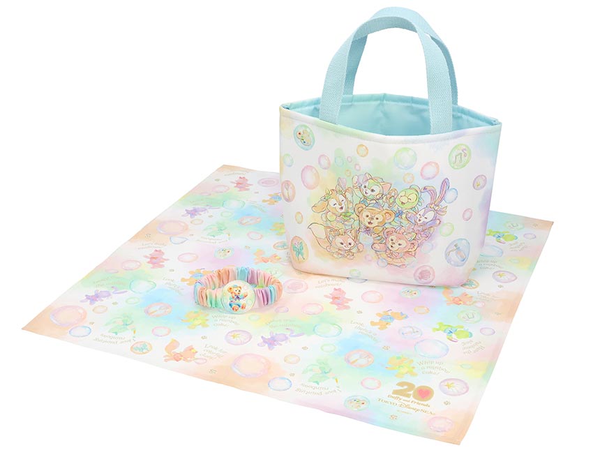 DISNEYSEA LIMITED - Duffy 20th Anniversary - Souvenir Lunch Set (Case, Cloth, Band)