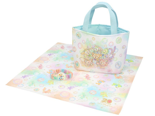DISNEYSEA LIMITED - Duffy 20th Anniversary - Souvenir Lunch Set (Case, Cloth, Band)