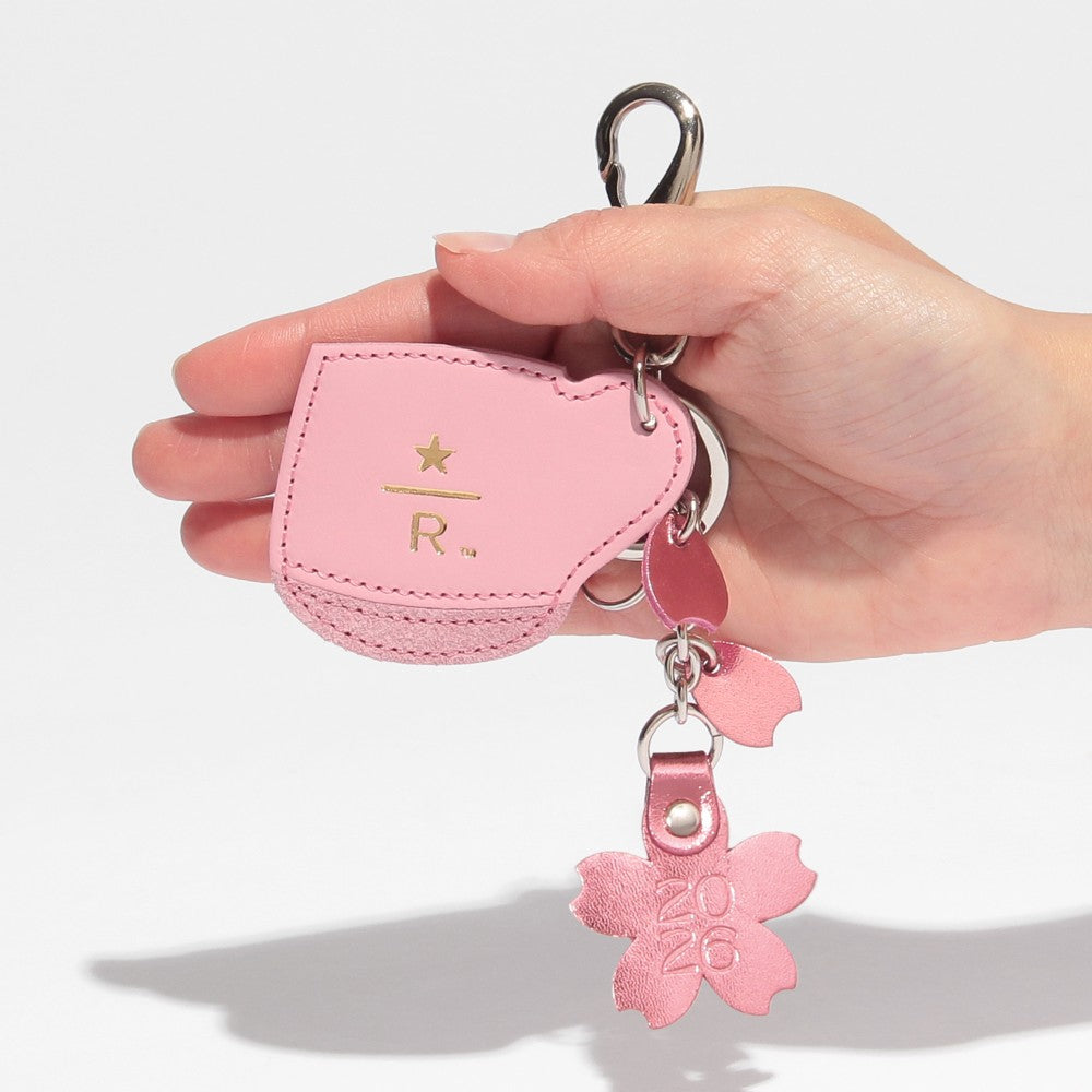 FEB 16 PREORDER - Starbucks Reserve Japan - Sakura 2026 - Pink Leather Keychain