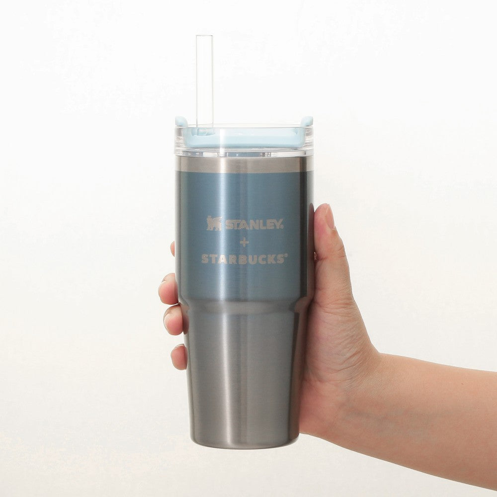 Starbucks Japan - Feel the Breeze - STANLEY 3-Way Stainless Steel Tumbler - Ice Blue Gradient 414ml