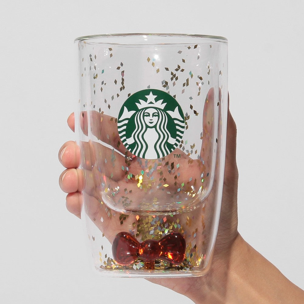 Starbucks Japan - Christmas 2026 - Gift Box Double-Walled Heat-Resistant Glass with Ribbon 355ml